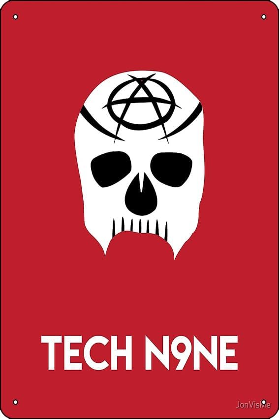 Office Tech For Men - Tech N9ne Worldy Angel Poster Plaque