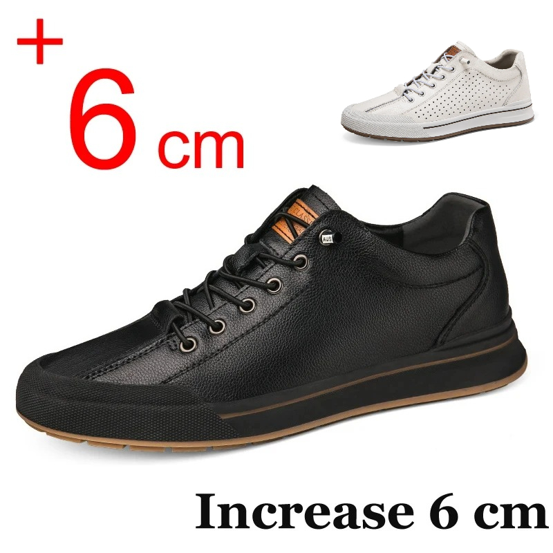 Office High Tech - Chaussures décontractées en cuir véritable pour