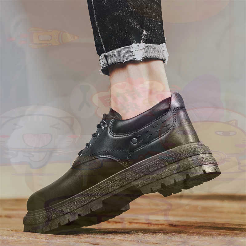 Office Tech Outfits - Baskets de Tennis en cuir naturel