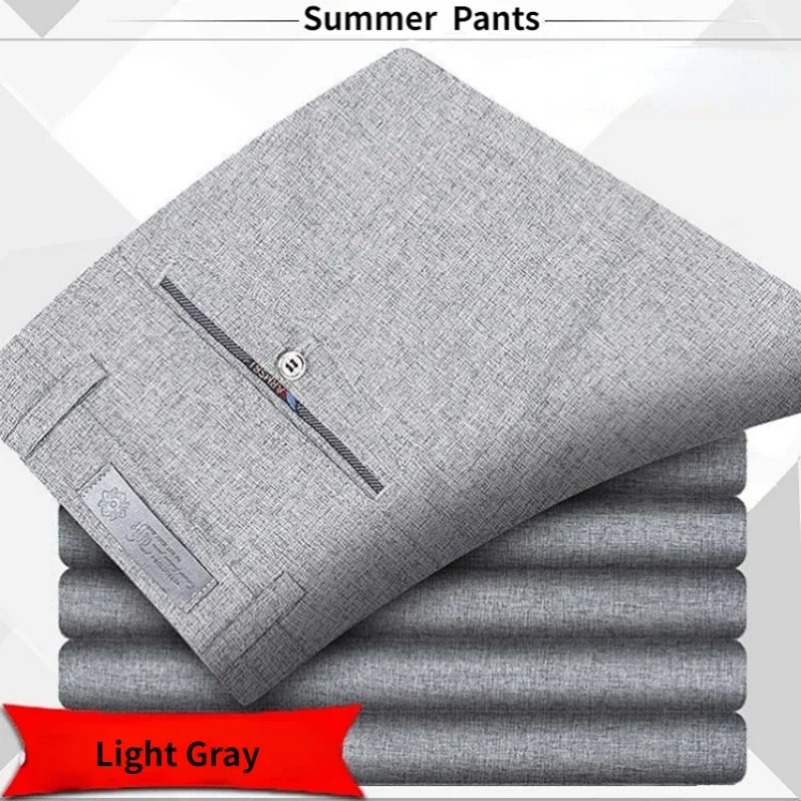 Office High Tech - Pantalon de costume classique pour hommes