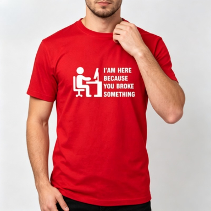 T-shirt en coton doux pour hom - Office Tech For Men avis et prix