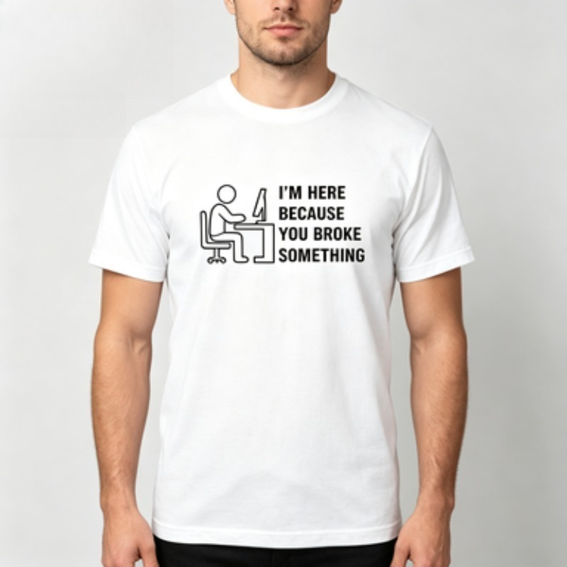 T-shirt en coton doux pour hom - Office Tech For Men avis et prix