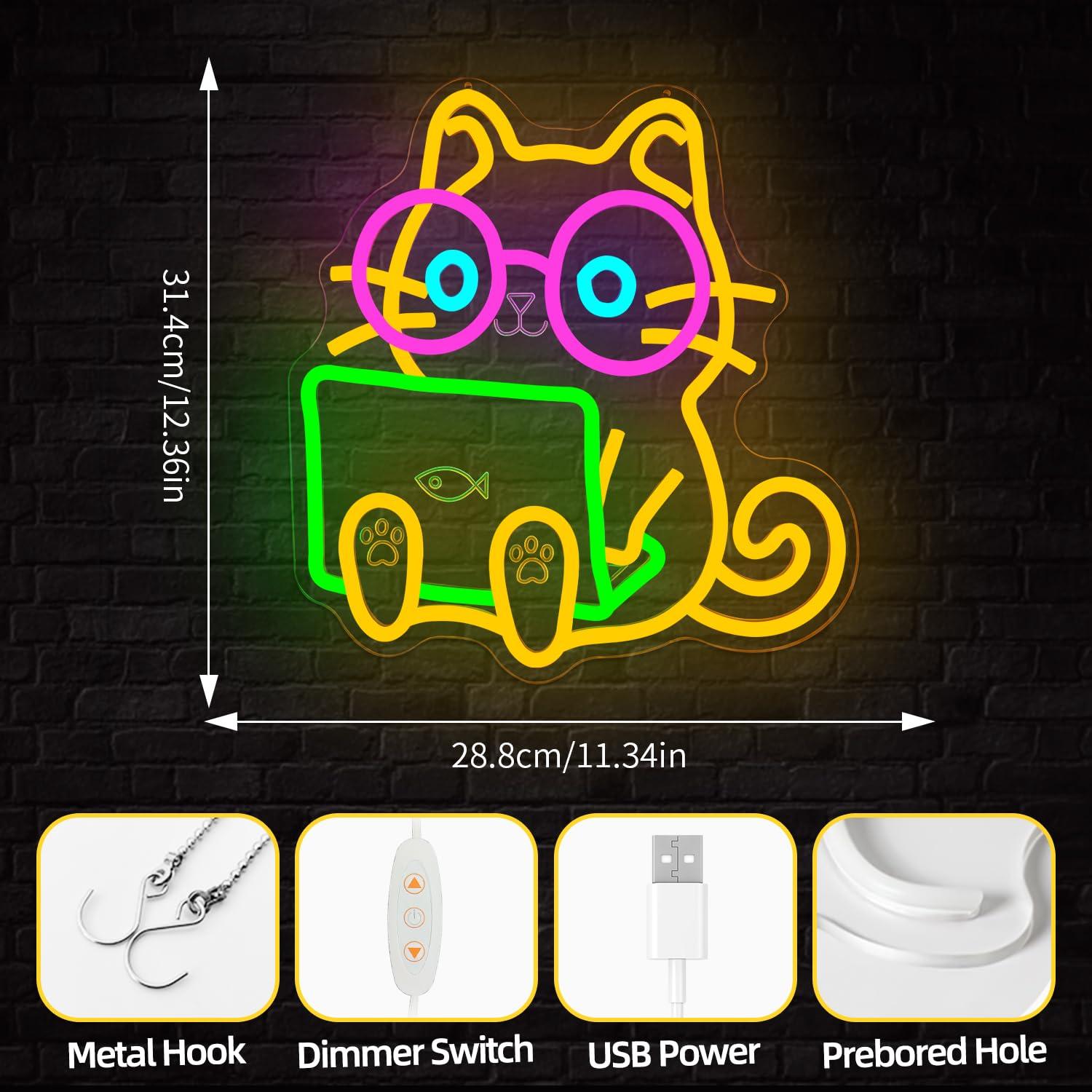 Enseigne néon LED USB à intens - The Office It Tech avis et prix