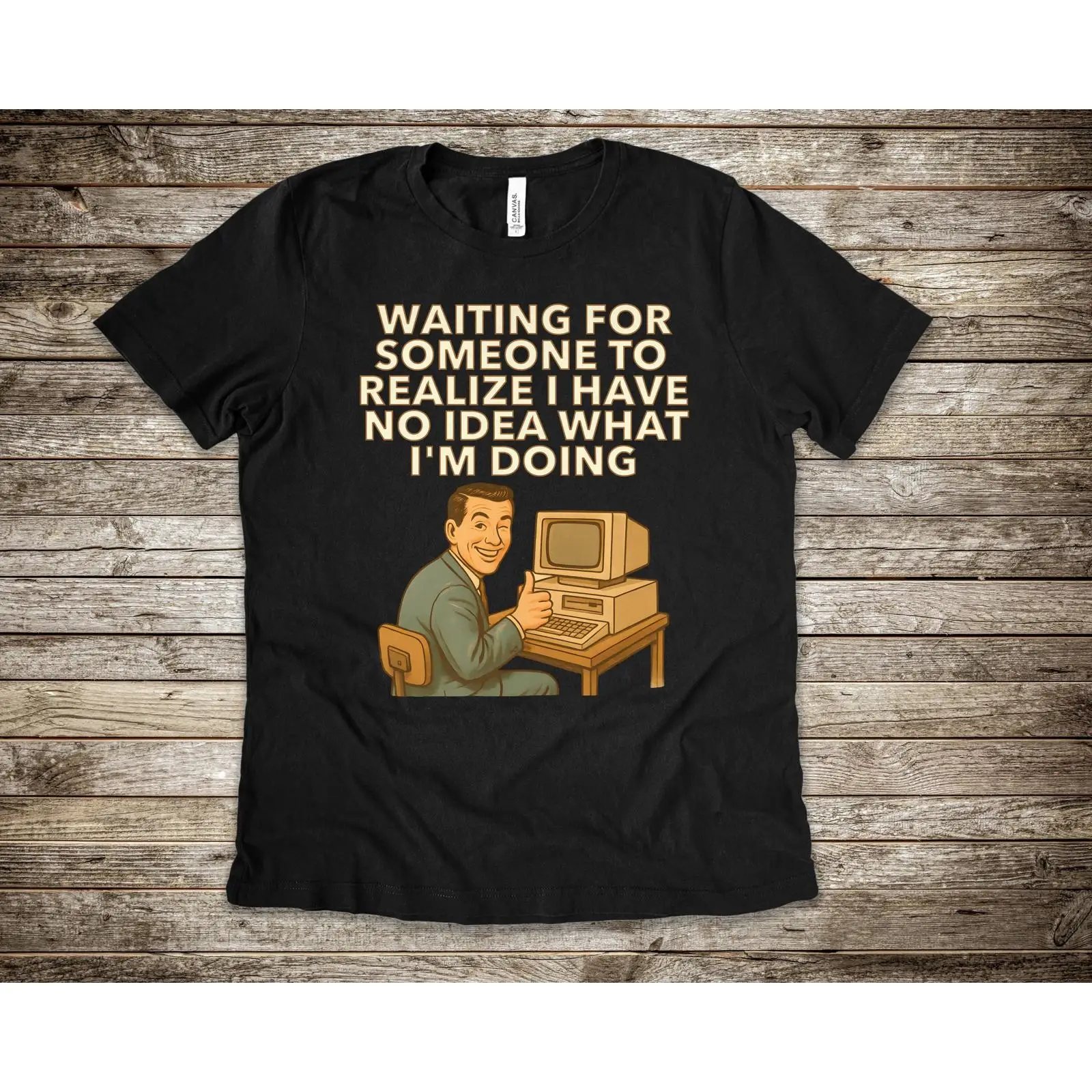T-shirt humoristique « Waiting - The Office It Tech avis et prix